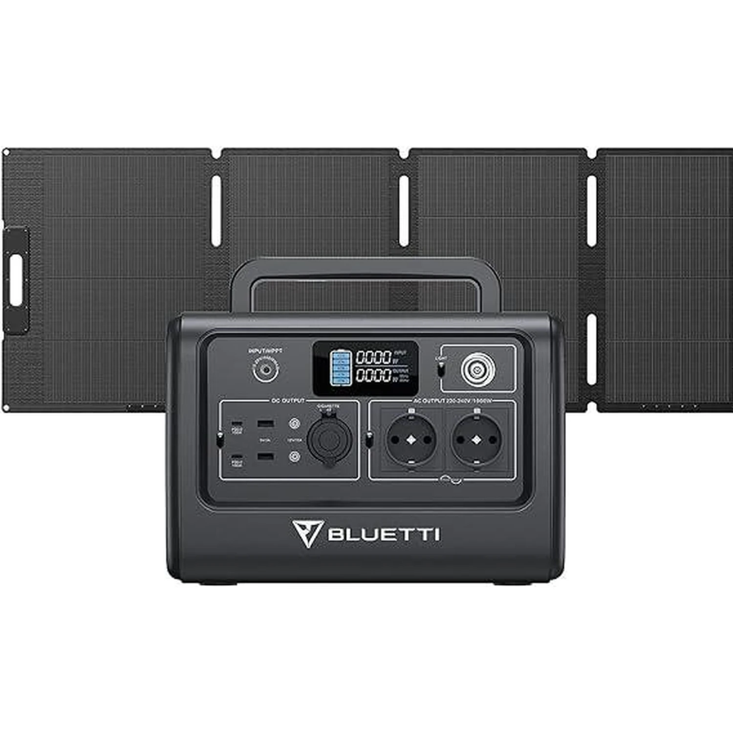Générateur Électrique BLUETTI EB70+MP200, 1000W LiFePO4 Batterie Pour Camping
