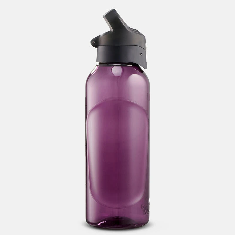 Quechua Gourde Ecozen® 0,8L Avec Bouchon Ouverture Rapide Pour La Randonnée - Violet – Image 3