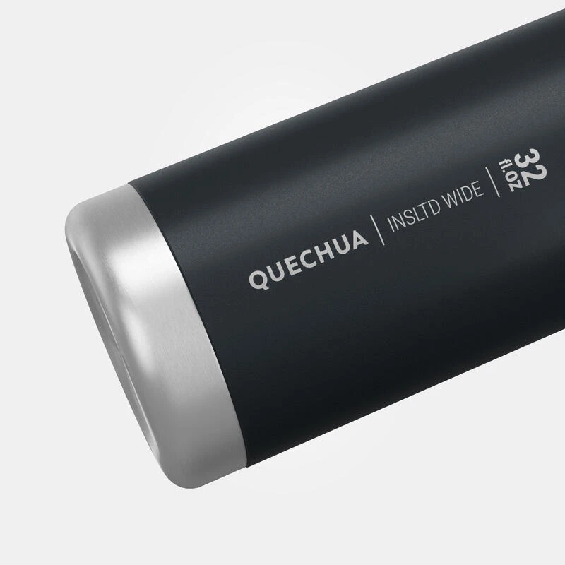 Quechua Gourde MH100 Isotherme (inox Double Paroi à Vide D'air) 0,95L Large Ouverture – Image 3