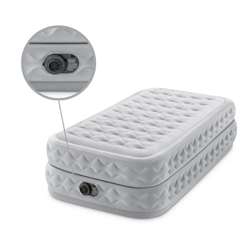 Intex Matelas Gonflable - 1-Person - 99 X 191 X 51 Cm - Gris – Image 2