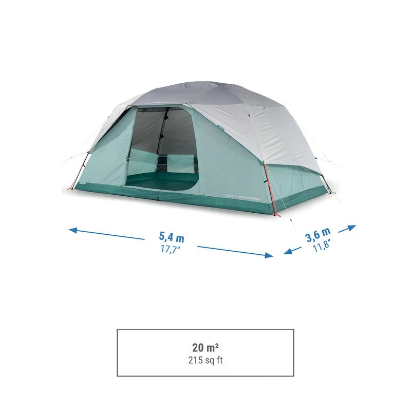 Quechua Tente à Arceaux De Camping - Arpenaz 6 ULTRAFRESH - 6 Personnes - – Image 3